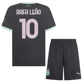 Levné AC Milán Rafael Leao 10 Dětské Alternativní Fotbalové dresy 2024-25 Krátký Rukáv
